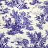 Blue Toile de Jouy Fabric