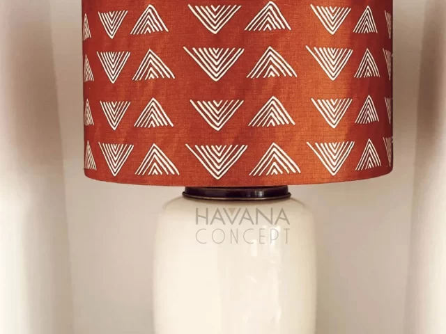 Bohemian Caramel Mudcloth Tribal Fabric