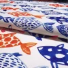 Hand Drawn Watercolor Fish Fabric