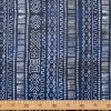 Indigo African Mudcloth Print Fabric