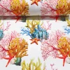 Orange Yellow Coral Reef Fabric