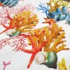 Orange Yellow Coral Reef Fabric