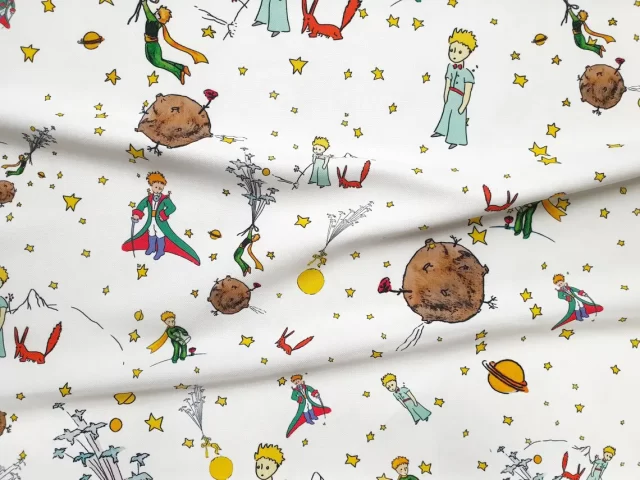 The Little Prince Fabric White