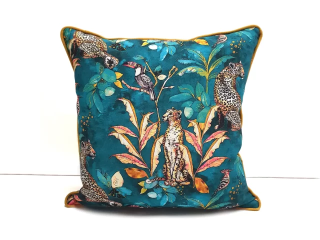 Cheetah and Leopard Throw Pillow Cover