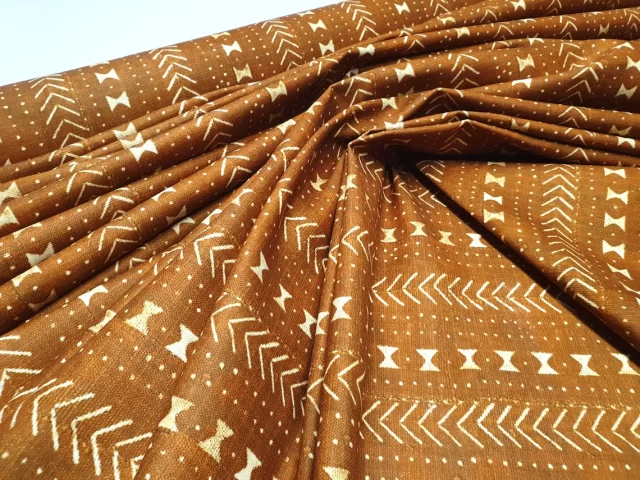 Bohemian Mudcloth Print Fabric