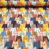 Packed Cats Fabric by the Yard