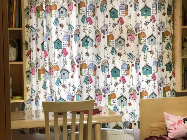 Birds and Bird Houses Fabric by the Yard