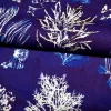 Indigo Coral Reef Fabric - Nautical Fabric by the Yard