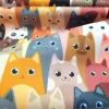 Packed Cats Fabric by the Yard