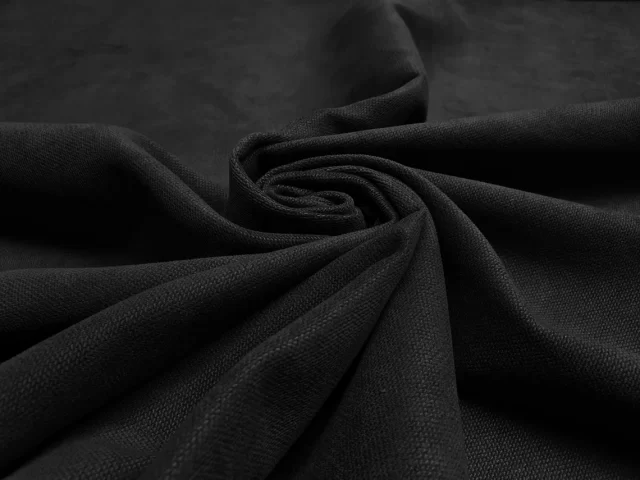 Black Upholstery Fabric by the Yard
