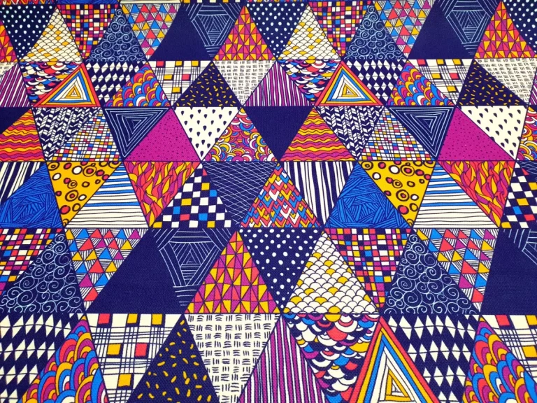 Bohemian Triangles Fabric by the Yard