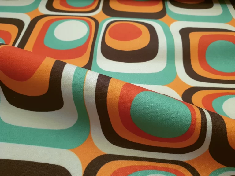 Retro Orange Fabric