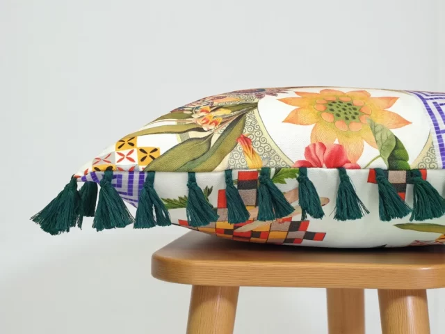 Marrakech Art Print Moroccan Tiles Pillow Cover