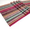 Retro Rainbow Striped Table Runner