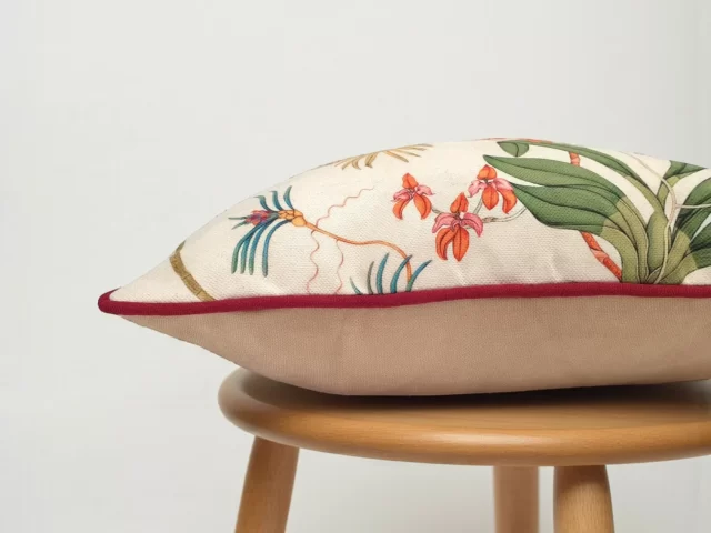 Tropical Forest White Tiger Pillow Cover