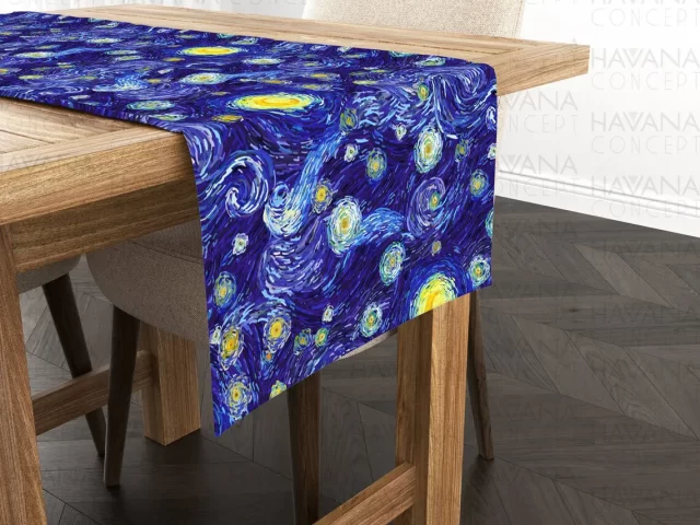 Van Gogh Starry Night Table Runner