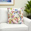 Watercolor Birds of Paradise Pillow Cover